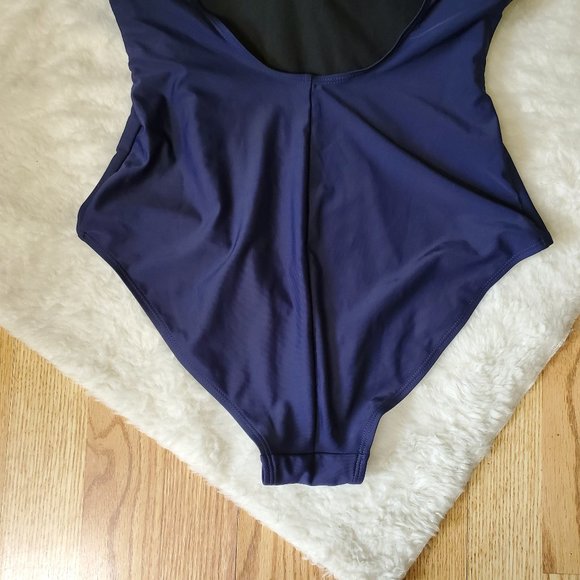 🎊HOST PICK🎊 NWT ENJOY THE SUNSHINE FRONT CROSS RACER-BACK ONE PIECE SWIMSUIT - Picture 7 of 8